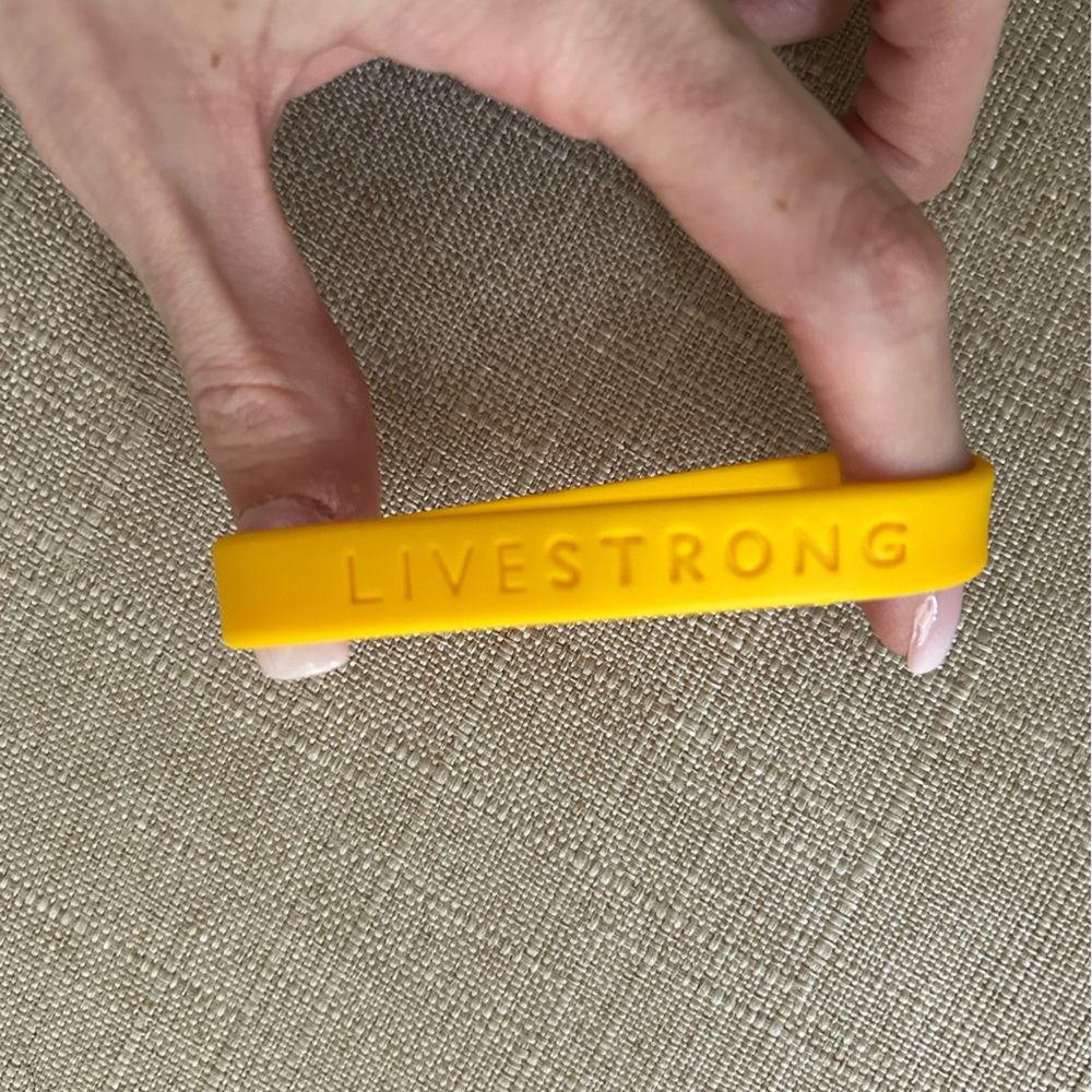 LIVESTRONG Cancer Awareness Silicone Wristband